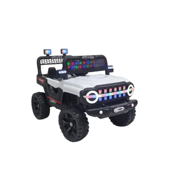 صورة سيارة كهربائية للأطفال بتصميم شرطي أنيق